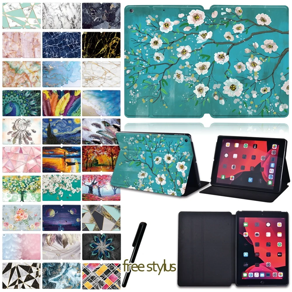 

Tablet Case for Apple IPad 7th (2019)/8th (2020) Gen 10.2" Leather Folding Flip Case Stand Cover for Apple IPad