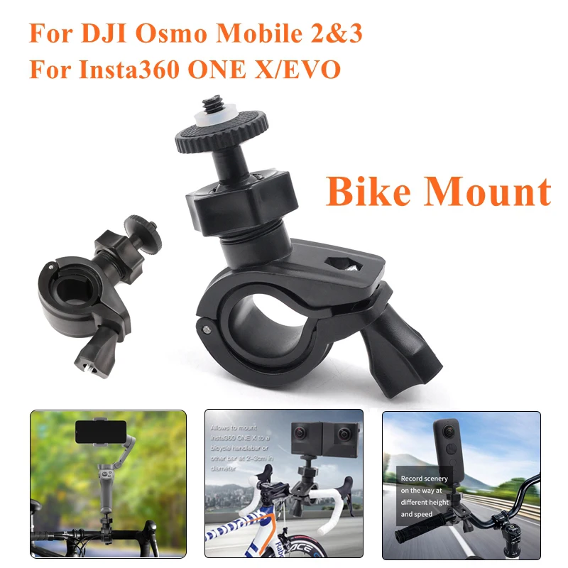 

Insta360 ONE X/EVO Multi-Function Bike Mount Holder For Insta 360 One X Video Camera for DJI Osmo Mobile 2 3 Gimbal Accessories