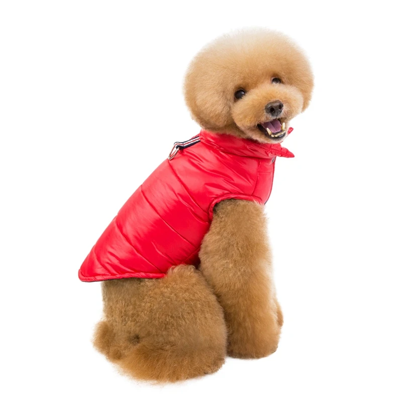 Маленькие Средние жакеты для собак утепленная одежда куртки костюм демисезонная одежда для домашних животных щенка теплая куртка