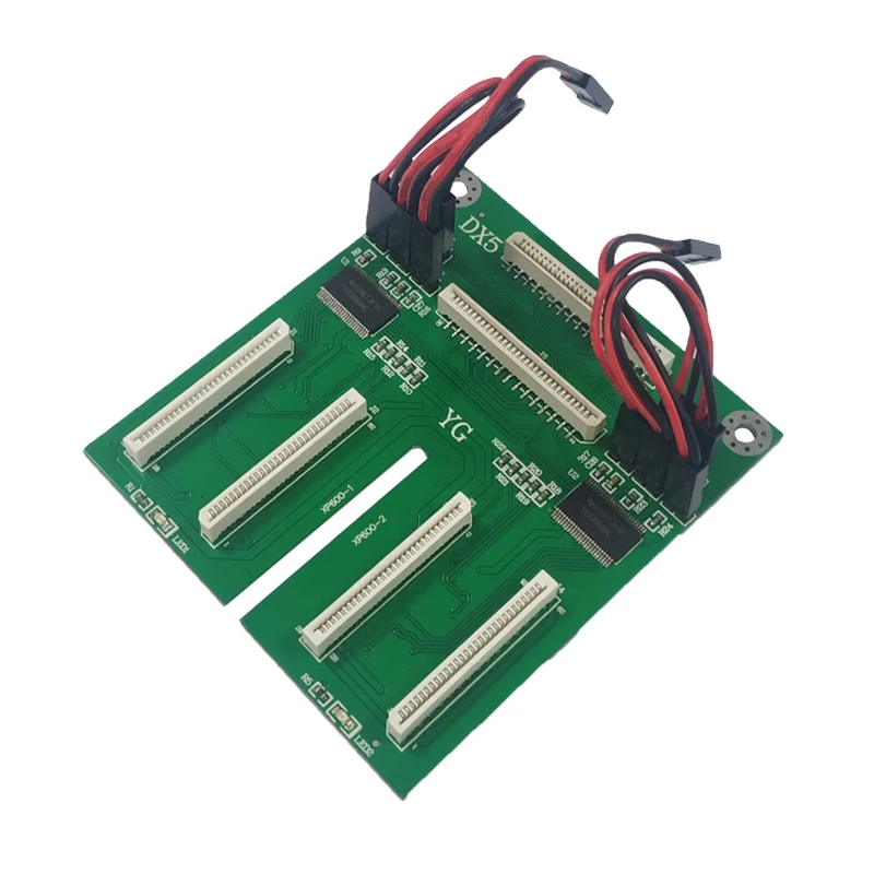 LETOP 1PCS Inkjet Printer Plotter XP600 Transfer Adapter Board For Ep DX5 To XP600 Double Print Head Convert Card With Cable