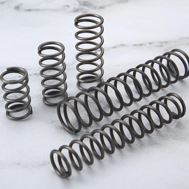 HotXYZ Cylidrical Coil Compression Spring Rotor Return Compressed Spring Release Pressure Spring Steel 65Mn Wire Diameter 2.0mm 3