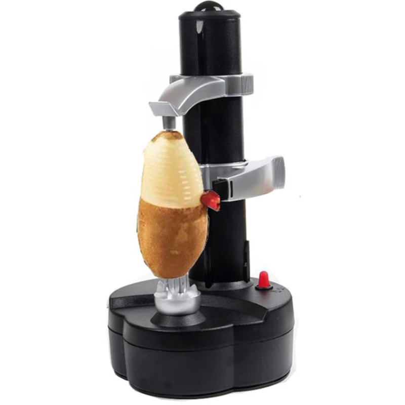 Multifunction Stainless Steel Electric Peeler Automatic Fruit Vegetables Peeler Two Spare Blades Potato Peeling Machine
