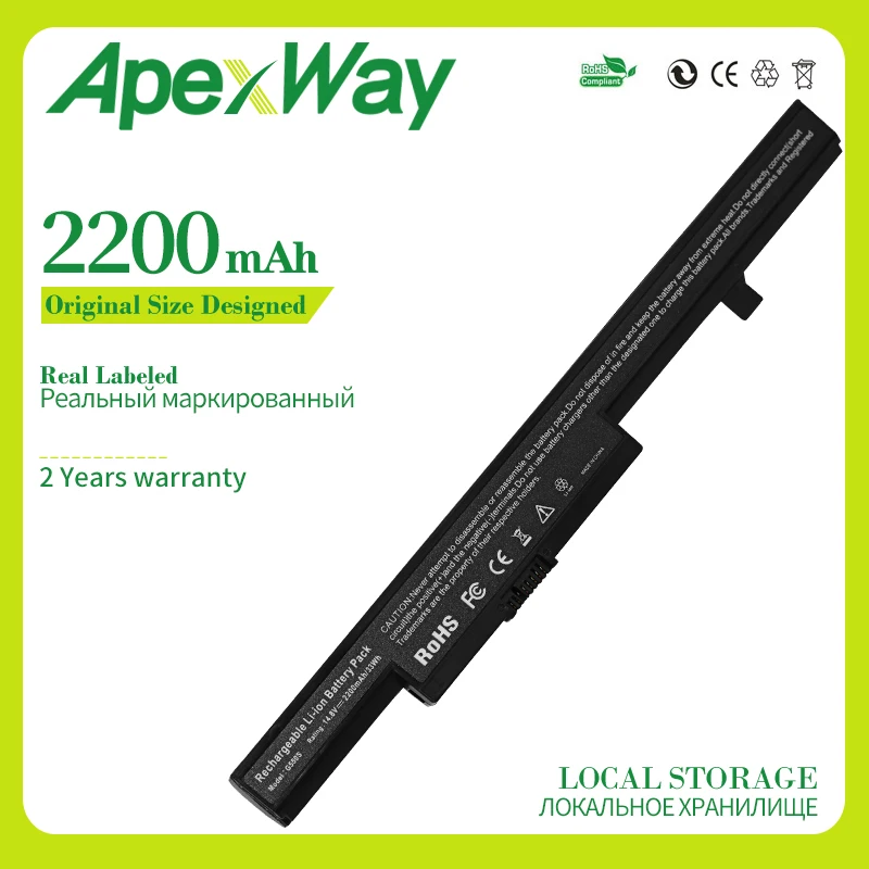 Apexway 14 8 V L13L4A01 Аккумулятор для ноутбука Lenovo B50 70 B40 30 45 M4450 M4400 M4400A L13S4A01