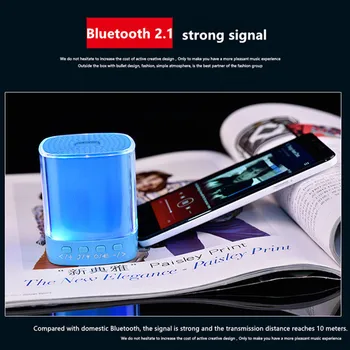 

Portable Handsfree Bluetooth Speaker Subwoofer TF Card Wireless Portable Mini Audio Boombox Altavoz Woofer Caixa De Som F4042C