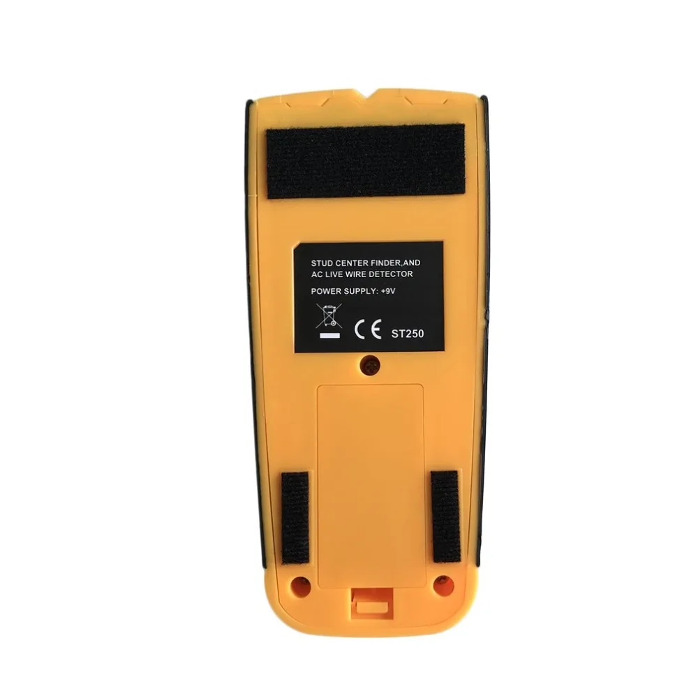 ST250 3-в-1 дерева детектор металла Подсветка ЖК-дисплей Портативный ручной AC Live детектор проволоки сканер для стен