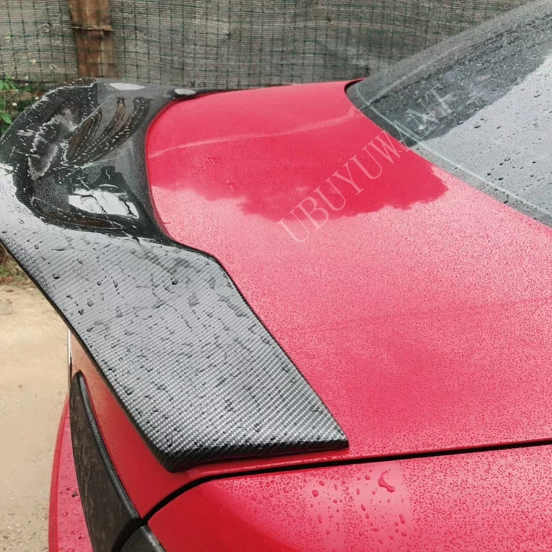 Подходит для Mazda 6 2009-2013 ABS/углеродное волокно внешний задний спойлер задний багажник загрузки крыло украшение автомобиля Стайлинг