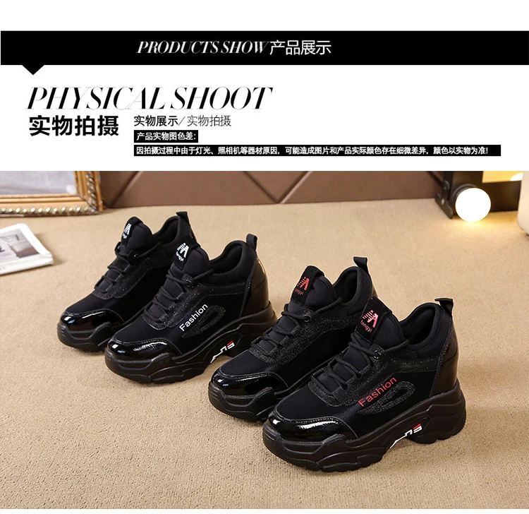 Size35-40; женские зимние кроссовки на платформе; коллекция года; сезон осень-зима; теплые плюшевые бархатные туфли с хлопчатобумажными стельками; кроссовки для отдыха на танкетке со шнуровкой