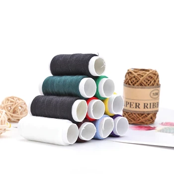 

10pcs/set 90m Cotton Embroidery Sewing Threads DIY Handicraft Cord Stitching Needlework Quilting Tools Accessories