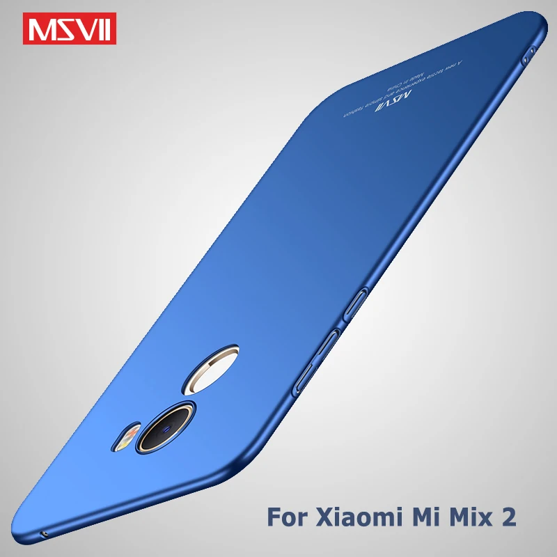 Чехол Mi Mix 2 Msvii Тонкий матовый чехол для Xiaomi S Xiomi mix скраб PC Mix2S Mix2 чехлы