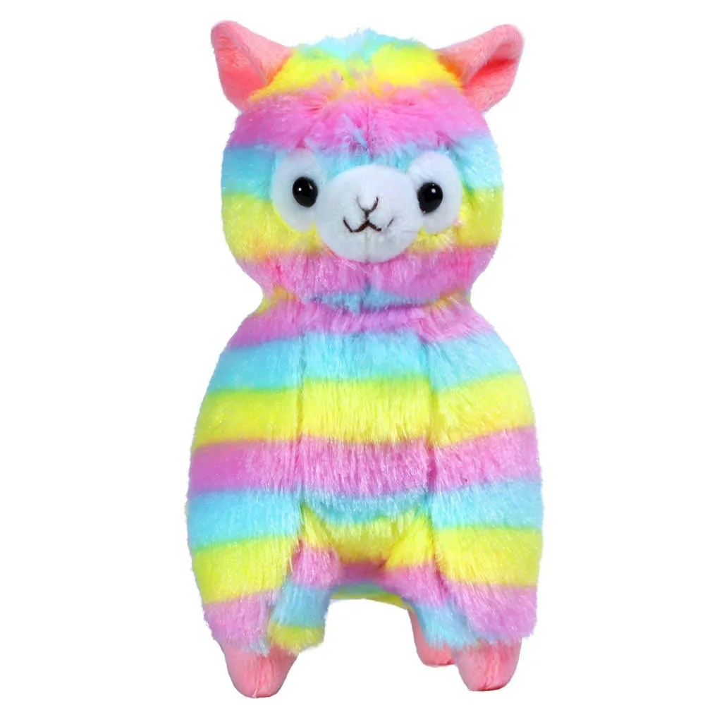 13 см Kawaii Радуга Альпака плюшевая кукла подвеска мягкая красочная игрушка милый