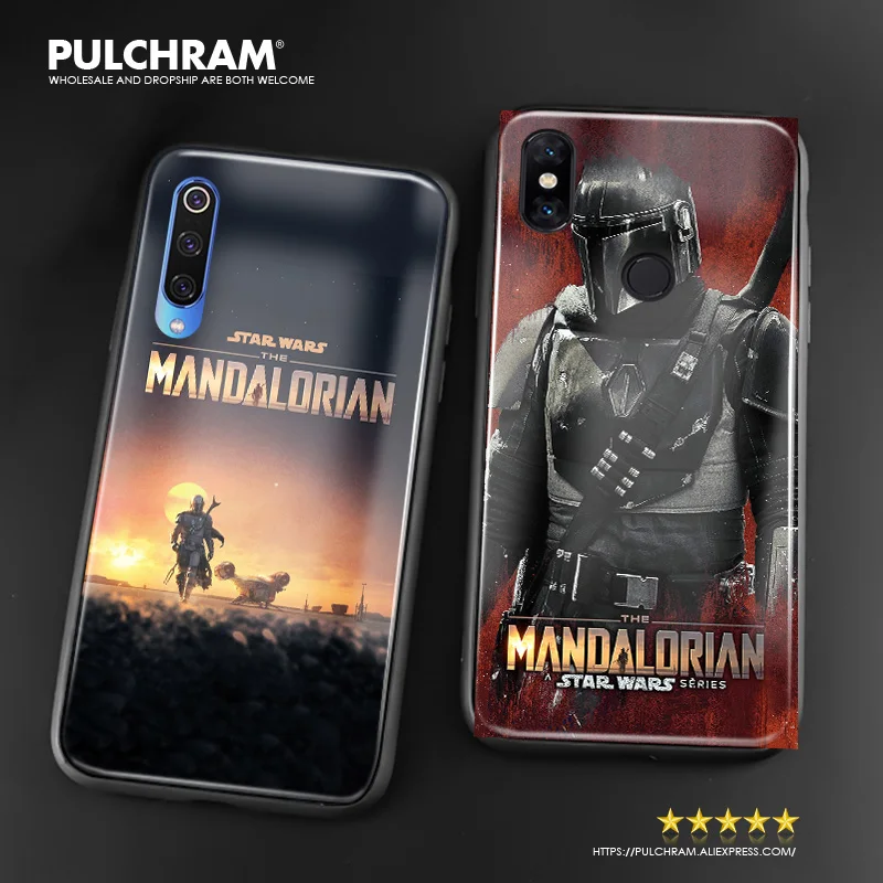 Мягкий силиконовый чехол мандалор из закаленного стекла для телефона Xiaomi mi 6 8 9t SE