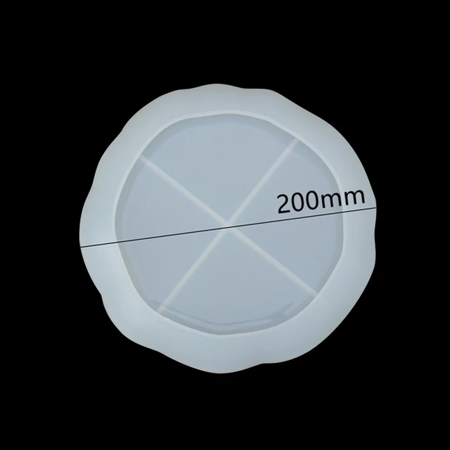 Mixture Tea Fruit Resine Tray Mold Rolling Plateau Coaster Onderzetters Posavasos Silicone Molds For Epoxy Resin Art Craft Round Tray
