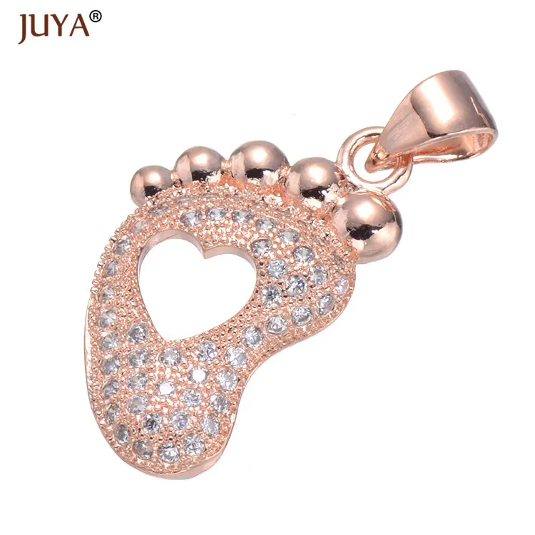 rose gold DIY аксессуары Морская звезда/детская нога/перо/крылья ангела/море Кулон черепаха подвески для ювелирных изделий Изготовление браслета ожерелья - Окраска металла: rose gold