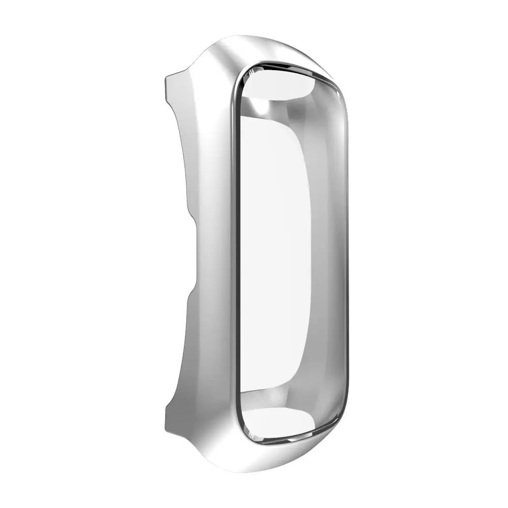 Silver Новое поступление покрытие ТПУ царапинам умные спортивные часы аксессуары для бампера для samsung Galaxy Fit-e(SM-R375) чехол для часов - Цвет: Silver