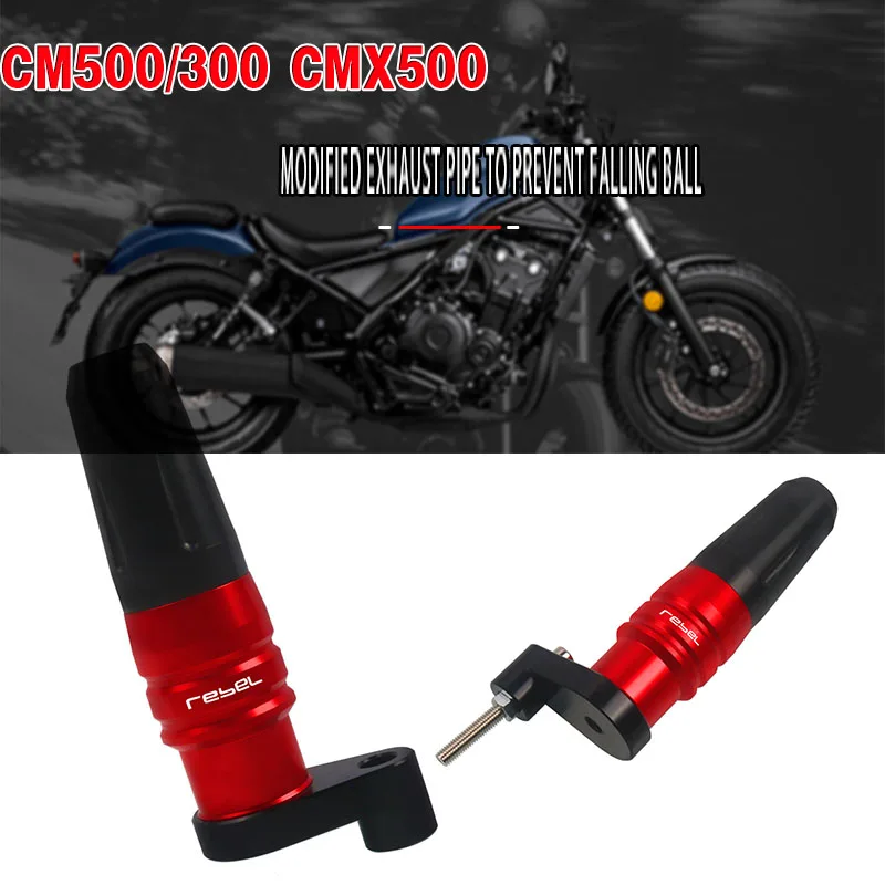 

Для HONDA REBEL 500 300 CMX300 CMX500 CMX мятежник 2017-2021 защита рамы мотоцикла от ударов прокладки выхлопные слайдеры защита