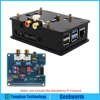 

Raspberry Pi 4 I2S Interface PiFi DIGI DAC+ HIFI Digital Audio Card Expansion Board + Acrylic Case for Raspberry Pi 4 Model B