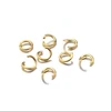 Aiovlo 100pcs/lot Gold Stainless Steel Open Jump Rings Direct 4/5/6mm Split Rings Connectors for DIY Ewelry Findings Making ► Photo 2/6