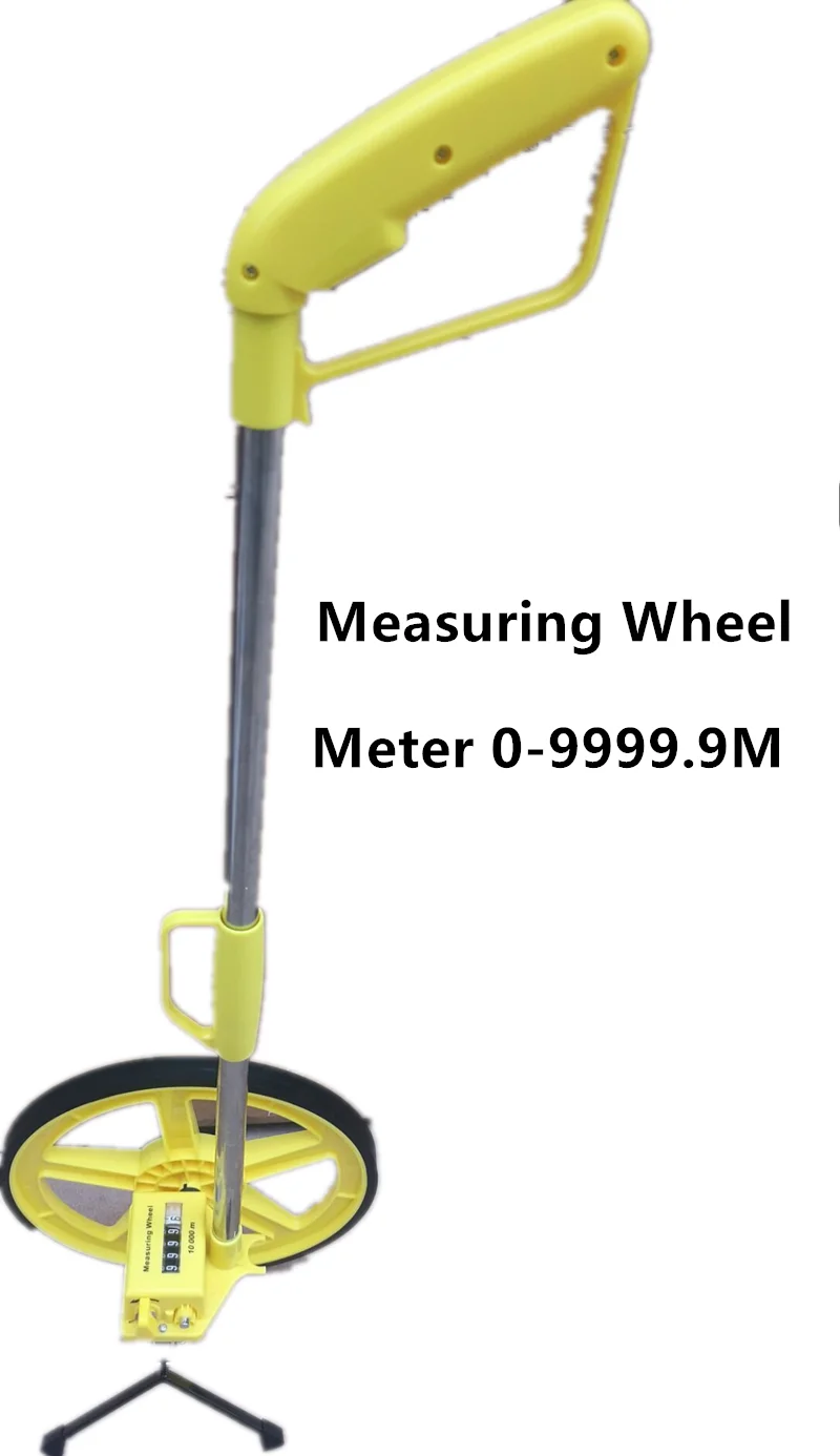 Rangefinder Foldable Distance Measuring Wheel Meter 09999.9m Tape