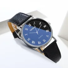 

2021 New Watch Watches Quartz Men's Watch Blue Glass Belt Watch Men Business Watches Часы Мужские Zegarki Meskie Zegarek