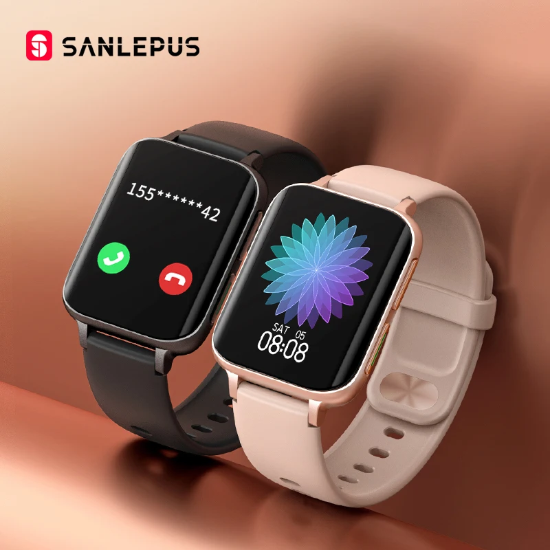 SANLEPUS 2021 Smart Watch Men Women Waterproof Watches Bluetooth Call Smartwatch MP3 Player For OPPO Android Apple Xiaomi Huawei 1