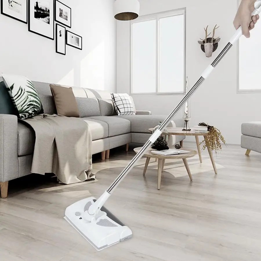 

Electric Hand-held Sweeping Mop 360 Degree Swivel Rechargeable Cordless Sweeper Multifunctional Flat Floor Cleaning Mop