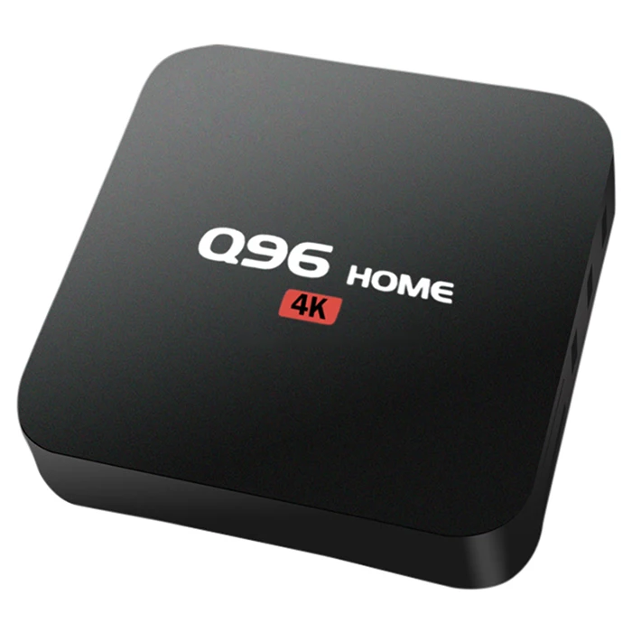 Q96 домашний умный Android 8,1 ТВ-бокс на Rockchip 3229 1 ГБ ОЗУ+ 8 Гб 2,4 ГГц WiFi 100 Мбит/с H.265 поддержка 4K 60fps медиаплеер