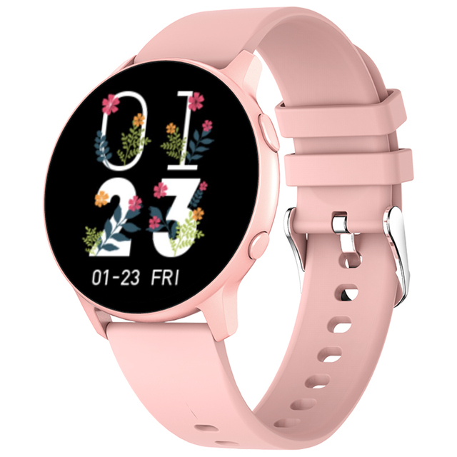 New Smart Watch Women Heart Rate Blood Pressure Information Reminder Sport Fitness Full Touch Screen Ladies Smartwatch+box