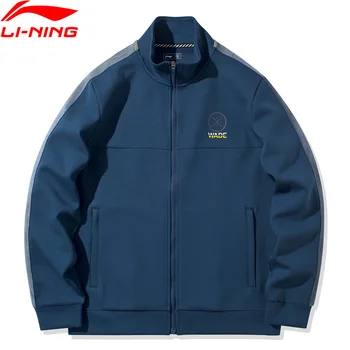 

Li-Ning Men Wade Sweater Sports Coat Regular Fit 53% Polyester 39% Cotton 8% Spandex LiNing li ning Jacket AWDQ203 MWW1653