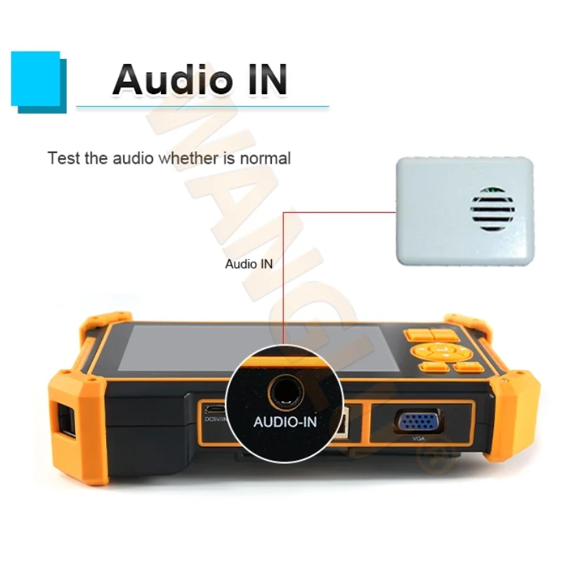 Hd3100 5 Pollici 8Mp Cctv Tester Telecamera Ahd Test Monitor Tvi Cvi Cvbs Supporto Portatile Utp Ptz Cavo Di Ingresso Hdmi Tracer Illuminazione A Led