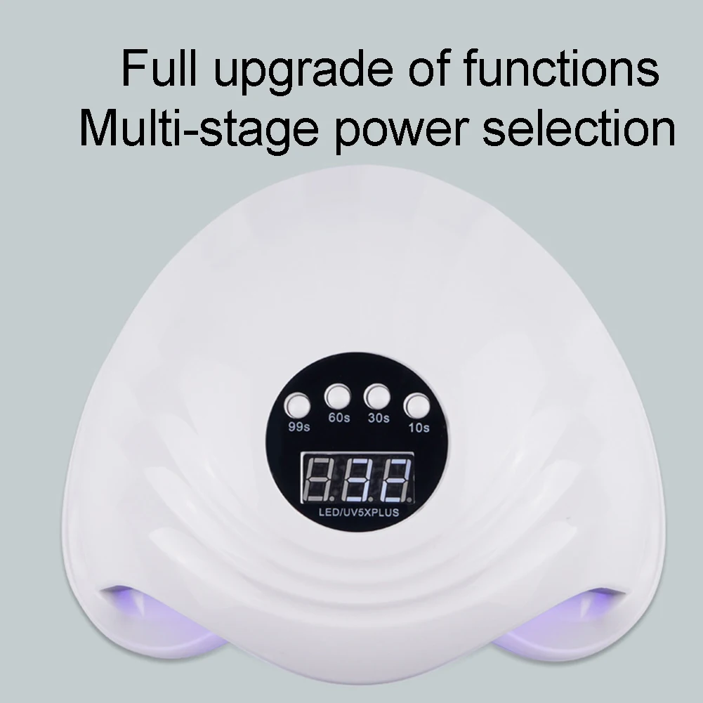 108W Smart Sensing 2 Light Source Nail Gel Polish Dryer Lamp Manicure Machine