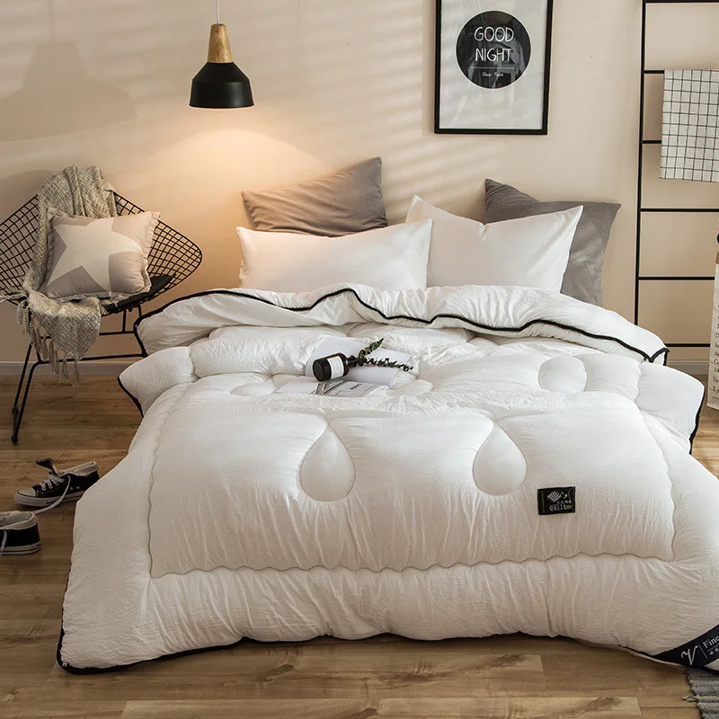 

Bed sheetblanket Cotton Quilt Bedding Blanket Washed Cotton Duvet Insert Single Person Double
