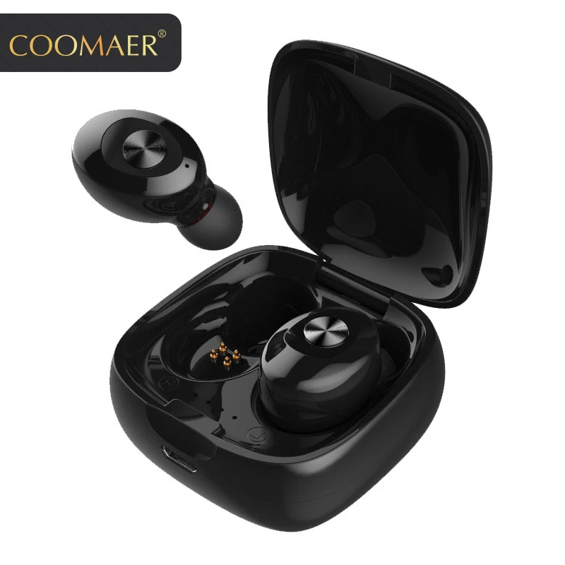 

Wireless Bluetooth Headset mini 5.0 TWS In-Ear IPX5 Waterproof Headset 3D Stereo Sports headset for all Smartphones