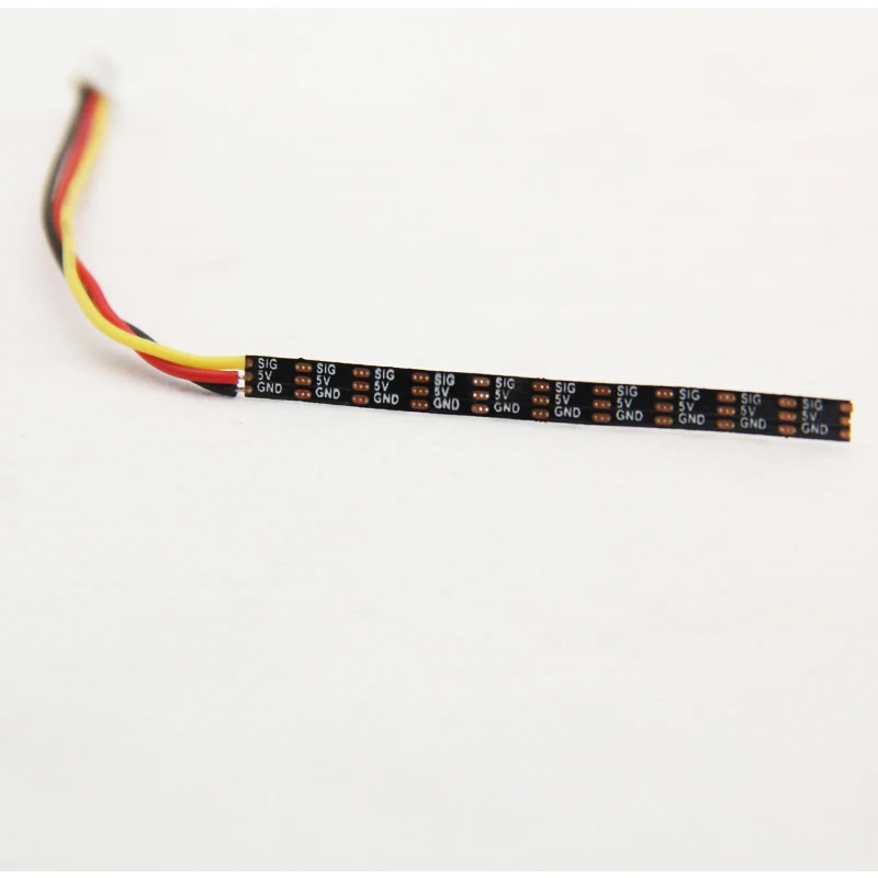 3 5 мм ширина WS2812 гибкий светодиодный чип в с 10 2020 RGB IC встроенный 50 длина для Whoop FPV