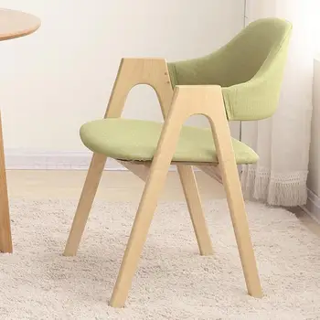

Real Wood Chair Nordic Negotiate A Chair Coffee Bedroom Contracted Household Conference Desk Chair Armrest Can Unpick And Wash