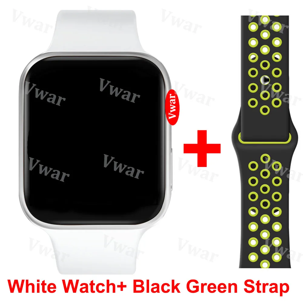Белый Часы SmartWatch IWO 11 для Apple Android с gps 1:1 42 мм серия 5 умные часы монитор сердечного ритма IWO11 часы PK IWO 10 IWO 8 Plus 9 - Цвет: Белый