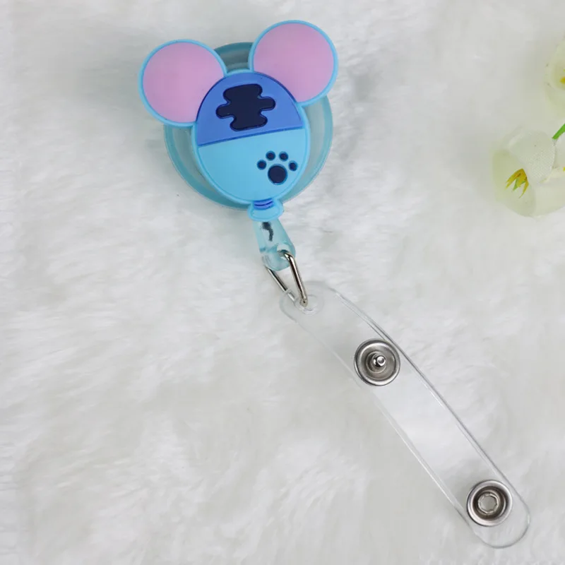 10 1 шт. милый Kawaii выдвижной значок катушка высокого качества силиконовый мультфильм студента медсестры ID Имя карты держатель значка офисные принадлежности - Цвет: 10