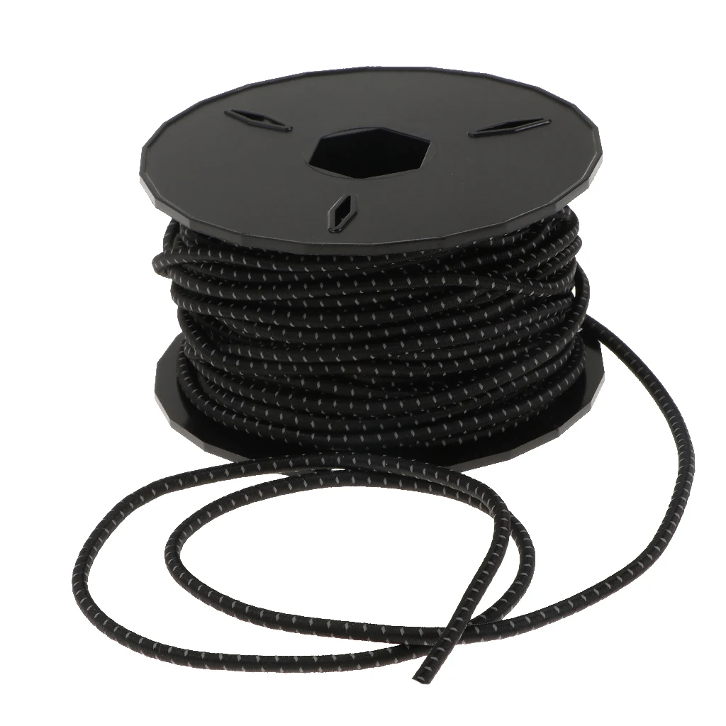 Elastic Shock Rope Bungee Cord - for Bungee Straps, Hammocks, Gear Bundles, Cargo Nets, Crafting Projects