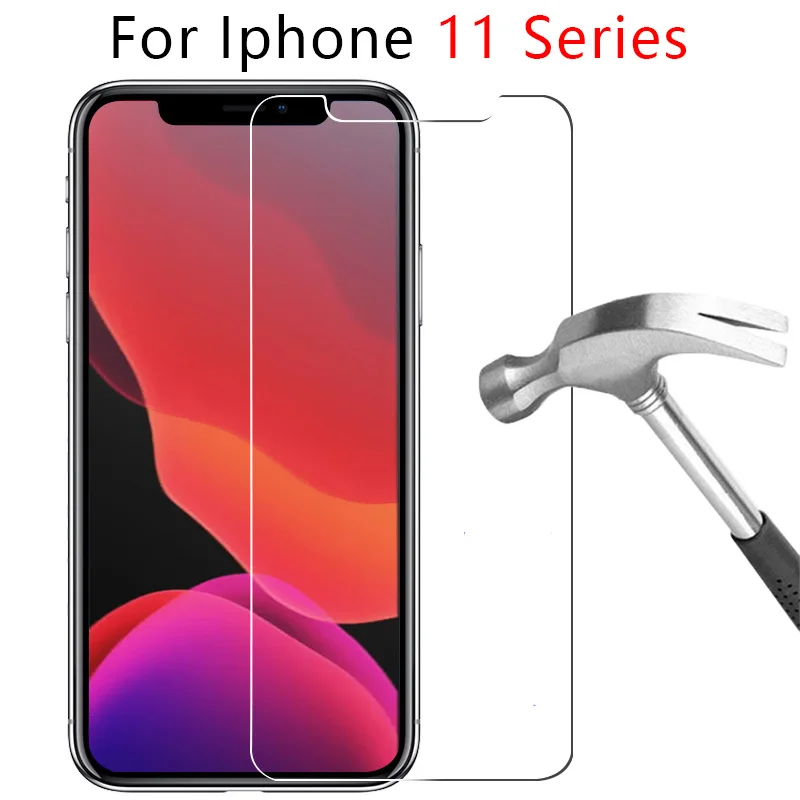 Защитный чехол из закаленного стекла для apple iphone 11 pro max защитная пленка pro|Бамперы|