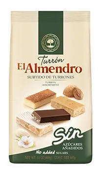 

El Almendro - Surtido Porciones Sin Azúcar Añadido 4 Variedades - Assortment No Sugar Added 4 Varieties - 400 gr