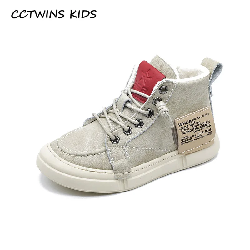 CCTWINS/детская обувь; коллекция года; зимняя детская обувь из натуральной кожи; высокие кроссовки для мальчиков; модные спортивные кроссовки для девочек; FH2711