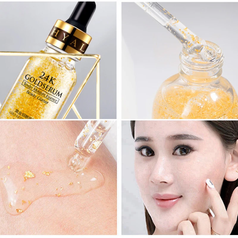 Основа под макияж 24K Gold Elixir увлажняющий контроль масла отбеливающий уход за лицом восстановление улитки против морщин макияж поры минимайзер