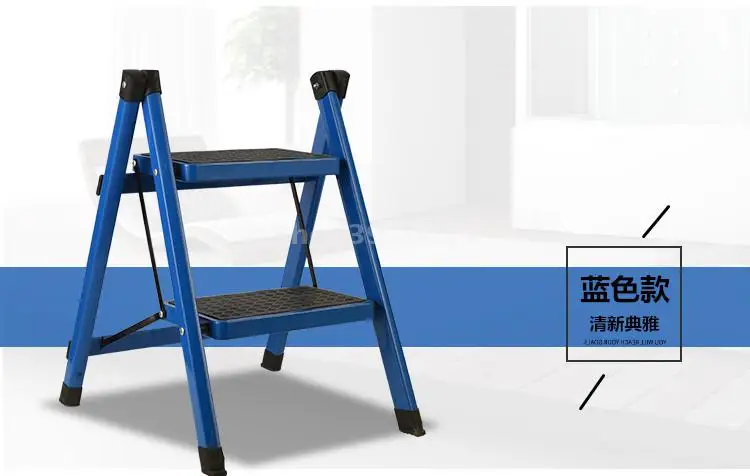 Кухня Табуреты-стремянки и лестницы-стремянки бытовой раскладной стул два передвижная стремянка мульти-функциональные анти-скольжения маленькая складная лестница