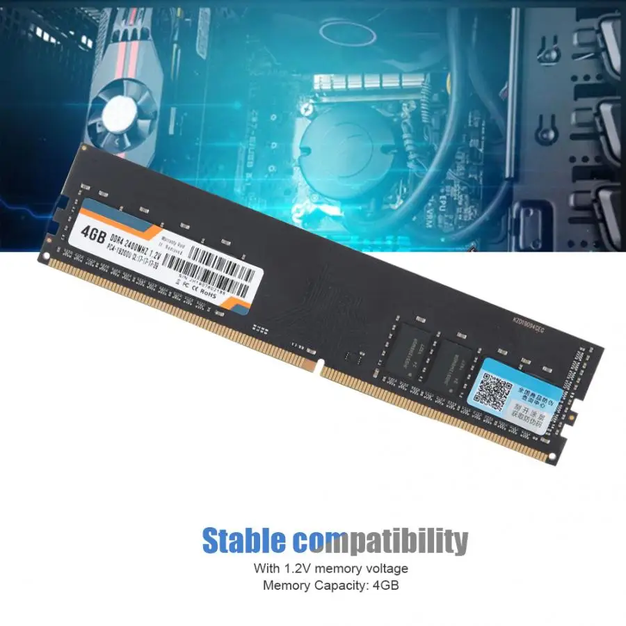 Замененный Компьютерный Аксессуар 1,2 V DDR4 2400MHZ 4G Настольный банк памяти для игр
