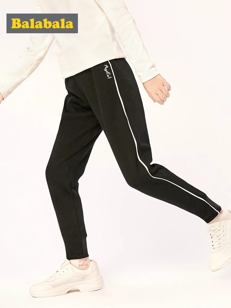 Balabala/детская одежда Штаны для девочек Бархатные спортивные штаны Новинка