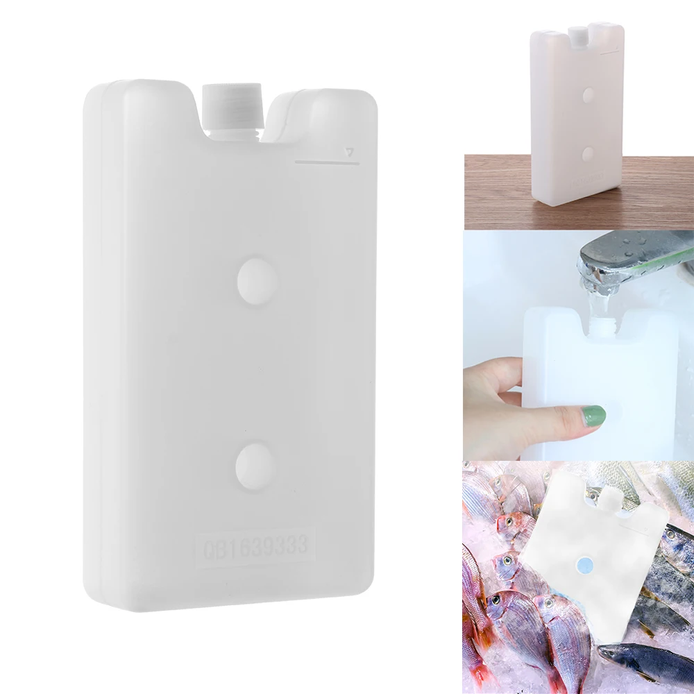 

1PC 400ml Gel Freezer Ice Blocks for Picnic Travel Lunch Reusable Cool Cooler Pack Bag Water Injection Box Fresh Food Storage