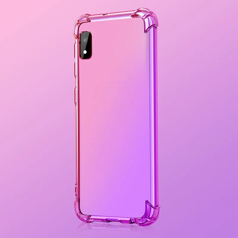 Противоударный чехол для телефона для samsung Galaxy A6s A8s A9s A10 A20 A30 A40 A50 A60 A70 A80 A20E градиент подушка безопасности для мягкий чехол из ТПУ с узором чехол s