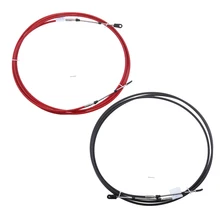 2X Универсальный Дроссельный кабель черный FIT FOT МОРСКОЙ лодочный мотор рычаг управления-12 футов