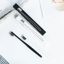 Портативная Экологичная зубная щетка из натурального чистого бамбука, Мягкая зубная щетка для волос, экологически чистые щетки, инструменты для ухода за полостью рта