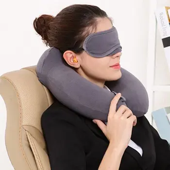 

2019 U-Shaped Pillow Inflatable Neck Pillow Neck Pillow U Pillow Travel Compression Inflatable Pillow Inflatable U-Shaped
