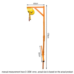 Outil de levage pour Installation extérieure de climatiseur, grue 10/15/20M, ensemble de treuil manuel autobloquant pour 